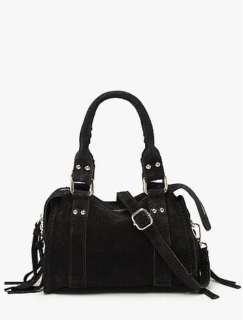 Sac bandoulière velvet cuir milano cuir de vachette