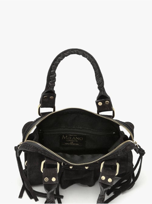 Sac bandoulière velvet cuir milano cuir de vachette - Kiabi