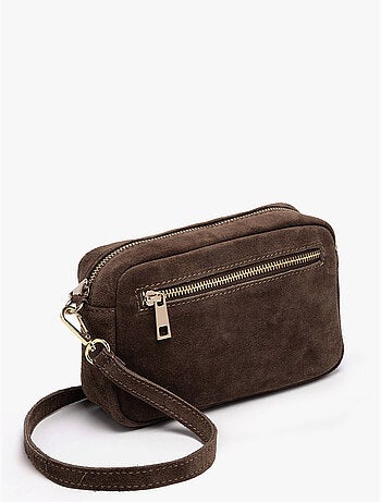 Sac bandoulière velvet cuir milano cuir de vachette
