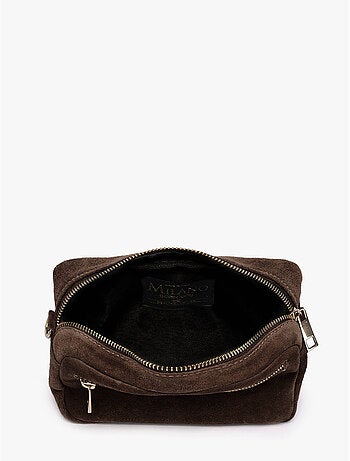 Sac bandoulière velvet cuir milano cuir de vachette