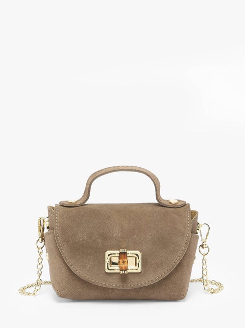 Sac Bandoulière Velvet Cuir Milano Cuir De Vachette - Kiabi