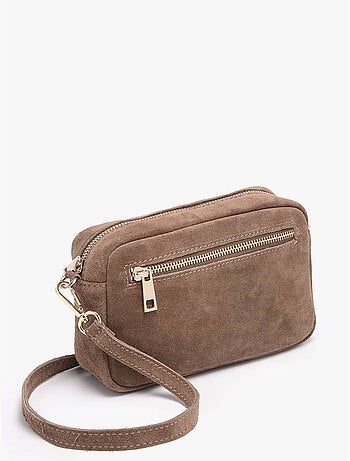 Sac bandoulière velvet cuir milano cuir de vachette