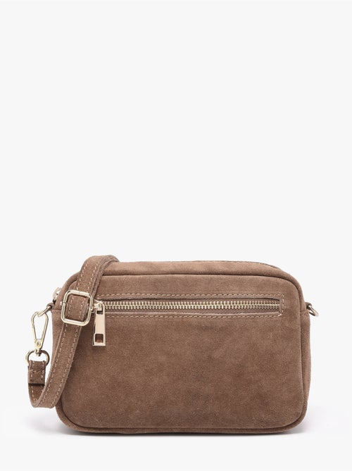 Sac bandoulière velvet cuir milano cuir de vachette - Kiabi Sac bandoulière velvet cuir milano cuir de vachette - Kiabi