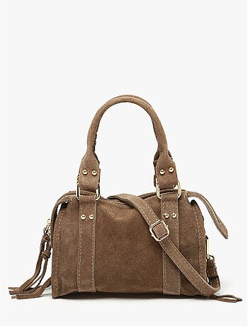 Sac bandoulière velvet cuir milano cuir de vachette