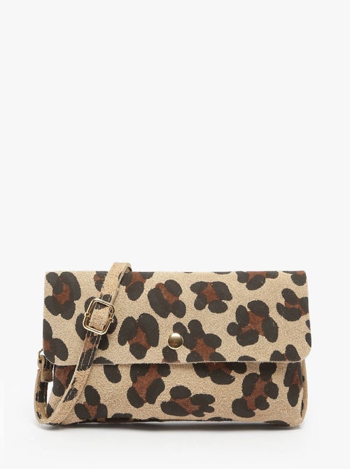 Sac Bandoulière Velvet Leopardo Milano Cuir De Vachette - Kiabi