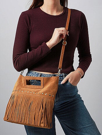 Sac Bandoulière Velvet Milano Cuir De Vachette