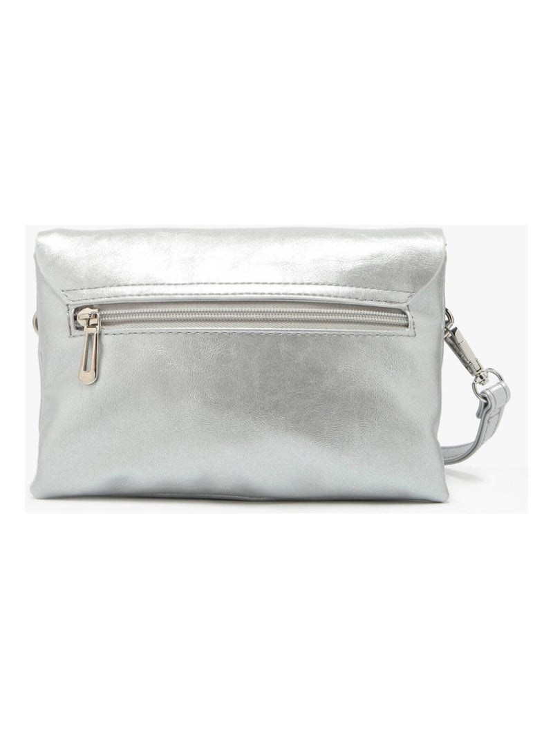 Sac Bandoulière Venus Miniprix Toile Enduite Argenté - Kiabi