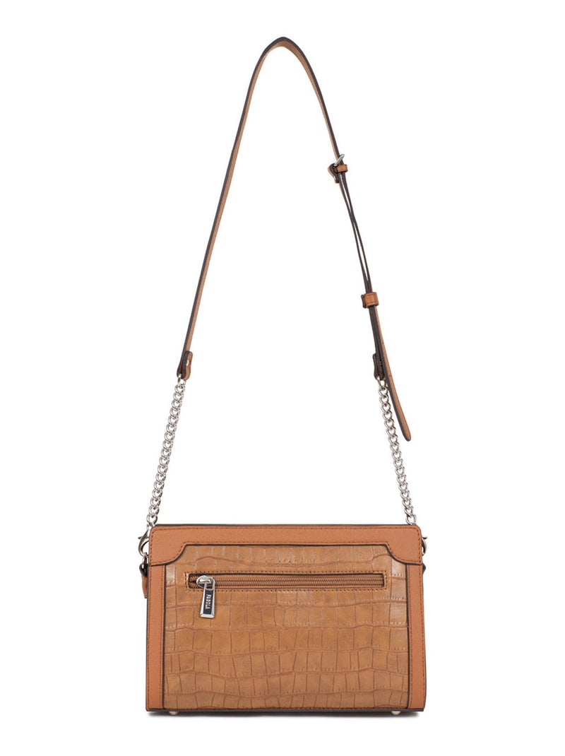 Sac bandoulière  véra | fagola Marron noisette - Kiabi