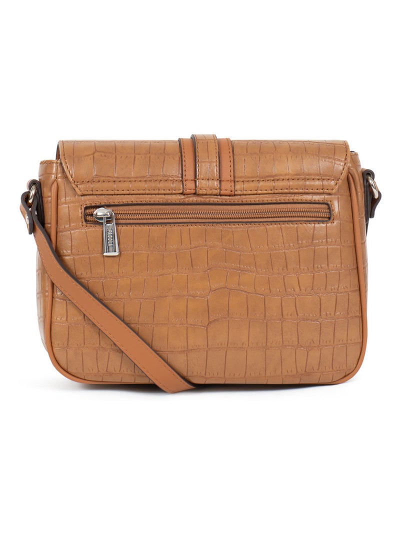 Sac bandoulière  véra | fagola Marron noisette - Kiabi