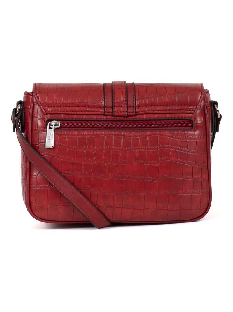 Sac bandoulière  véra | fagola Rouge carmin - Kiabi