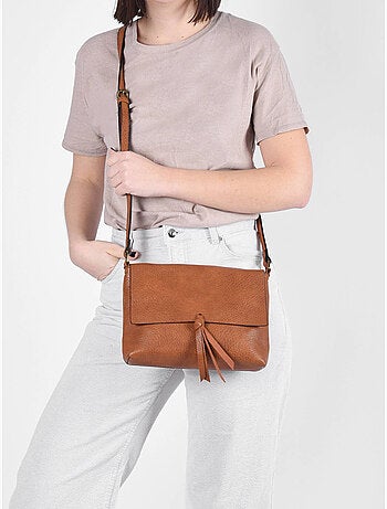 Sac bandouliere vintage flora & co toile enduite
