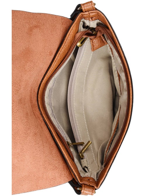 Sac bandouliere vintage flora & co toile enduite - Kiabi Sac bandouliere vintage flora & co toile enduite - Kiabi