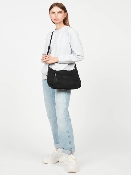 Sac besace basic Pompon Lancaster - Kiabi