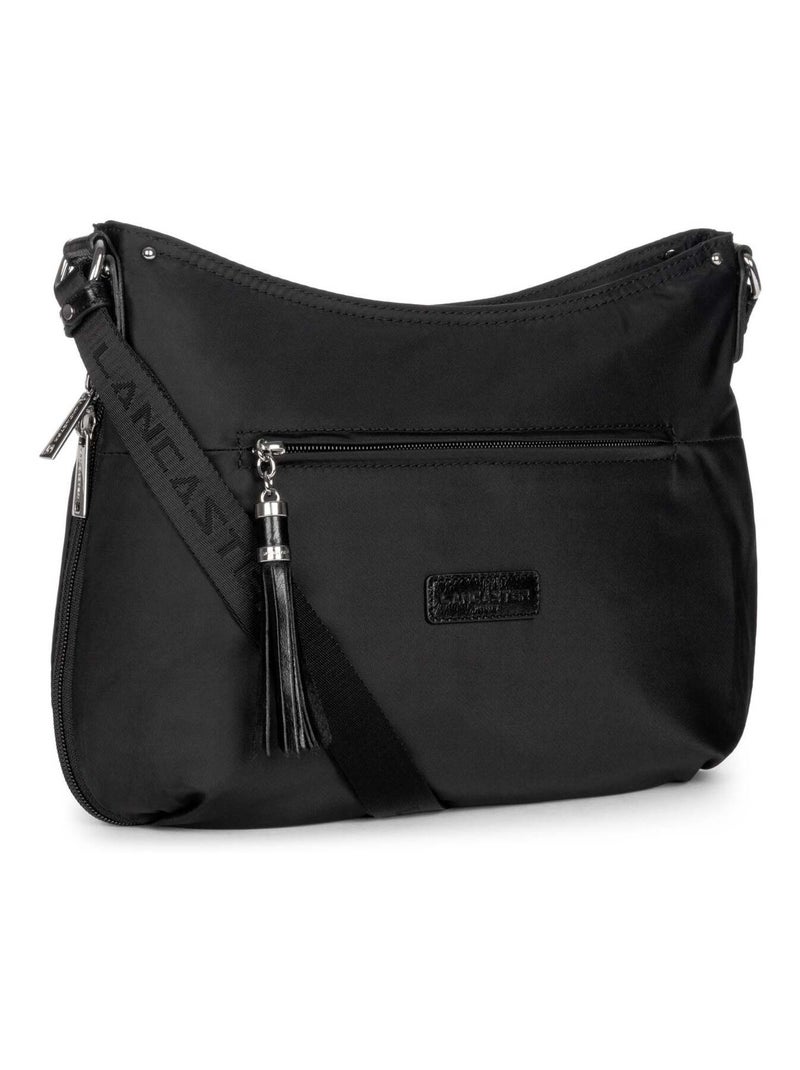 Sac besace basic Pompon Lancaster Noir - Kiabi