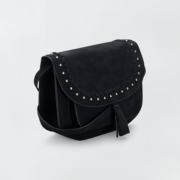 sac besace femme noir