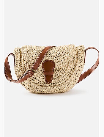 Sac besace tressé - damart
