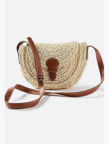 Sac besace tressé - damart