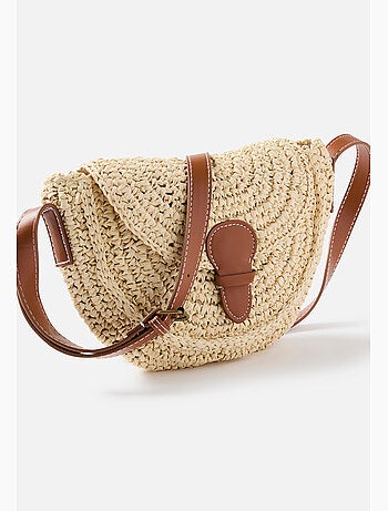 Sac besace tressé - damart