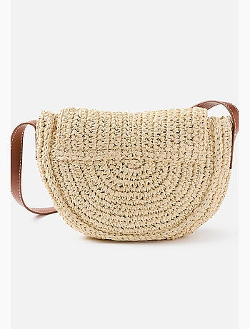 Sac besace tressé - damart