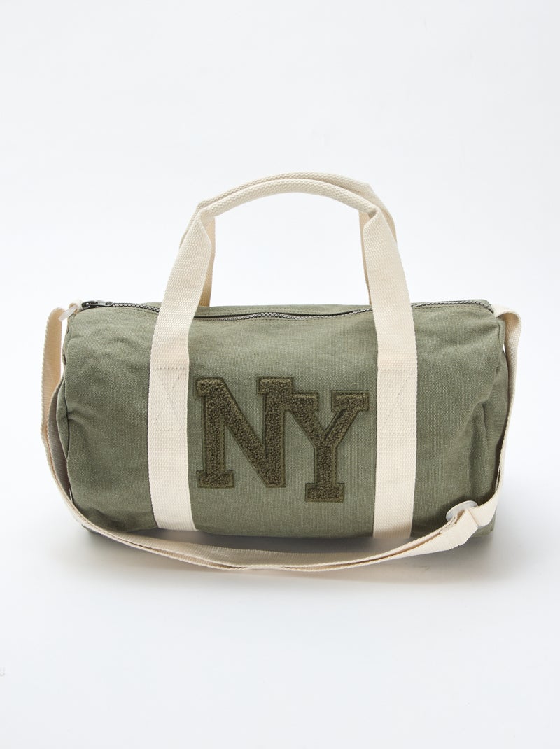 Sac bowling en coton Vert - Kiabi