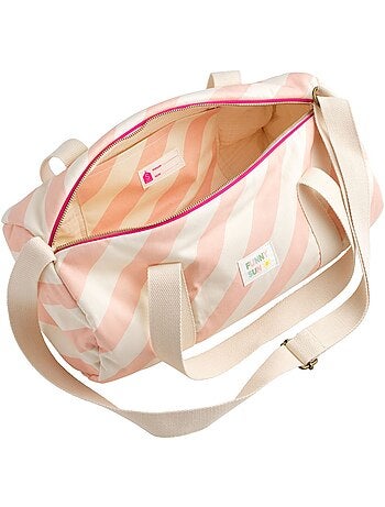 Sac bowling enfant en coton imprimé citron - SAUTHON