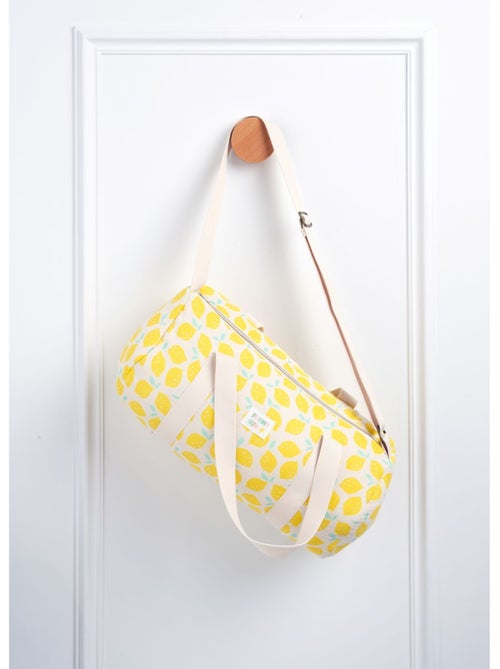 Sac bowling enfant en coton imprimé citron - SAUTHON - Kiabi Sac bowling enfant en coton imprimé citron - SAUTHON - Kiabi