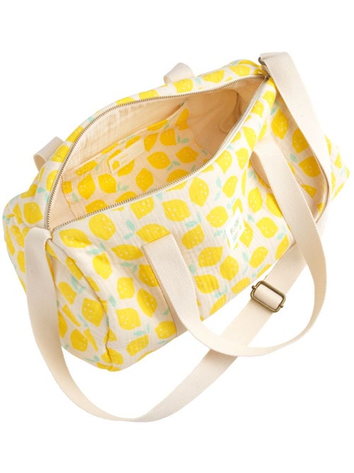 Sac bowling enfant en coton imprimé citron - SAUTHON - Kiabi Sac bowling enfant en coton imprimé citron - SAUTHON - Kiabi
