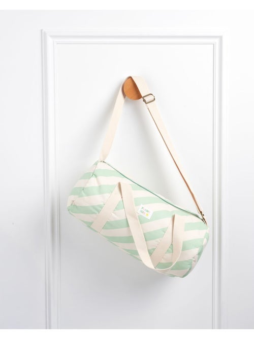 Sac bowling enfant en coton rayé - SAUTHON - Kiabi Sac bowling enfant en coton rayé - SAUTHON - Kiabi
