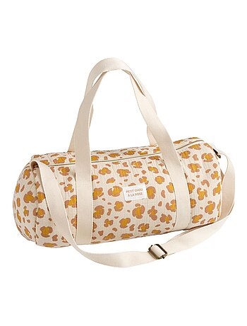 Sac bowling enfant en gaze de coton léopard - SAUTHON