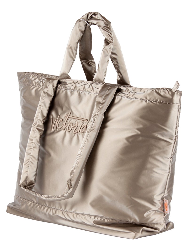 Sac Caba Victoria Shopper Argent - Kiabi