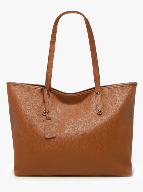 Sac Cabas A4 Caviar Cuir Milano Cuir De Vachette - Kiabi