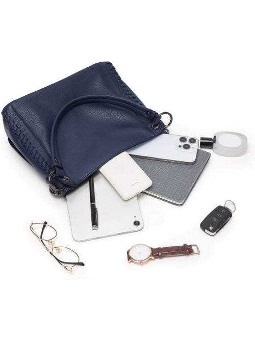Sac cabas bandoulière minimaliste 3 poches - miss lulu - Kiabi Sac cabas bandoulière minimaliste 3 poches - miss lulu - Kiabi