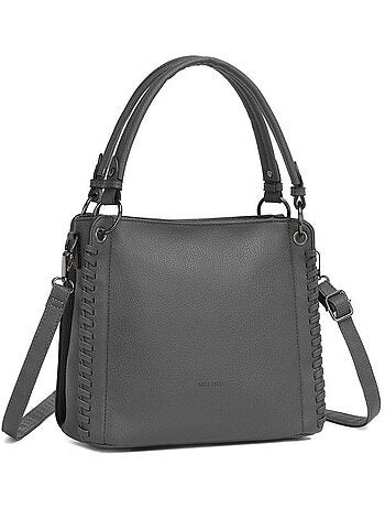 Sac cabas bandoulière minimaliste 3 poches - miss lulu
