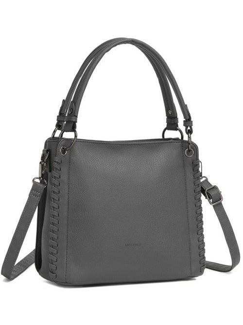 Sac cabas bandoulière minimaliste 3 poches - miss lulu - Kiabi Sac cabas bandoulière minimaliste 3 poches - miss lulu - Kiabi