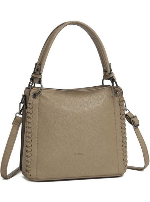 Sac cabas bandoulière minimaliste 3 poches - miss lulu - Kiabi