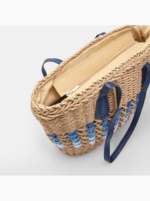 Sac cabas BATA en raphia - Kiabi