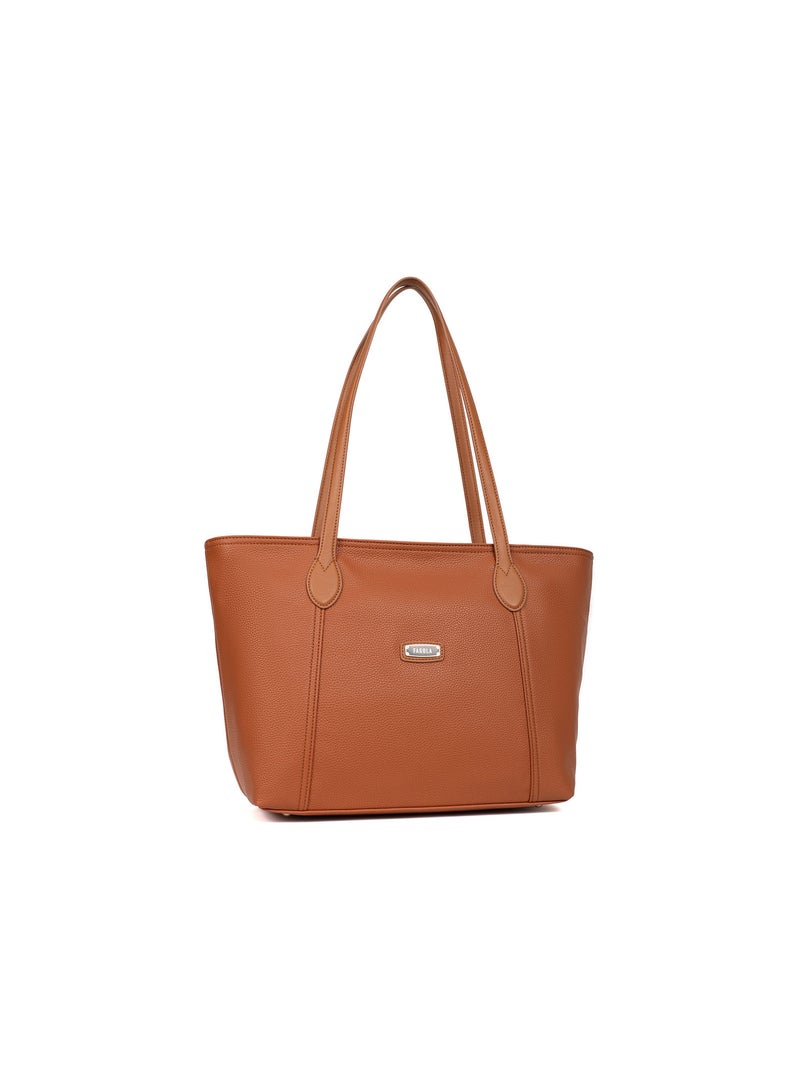 Sac cabas ciara | fagola Marron caramel - Kiabi