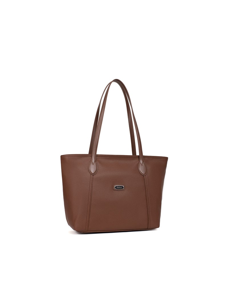 Sac cabas ciara | fagola Marron chocolat - Kiabi
