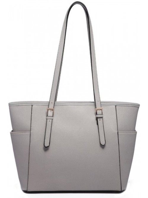 Sac cabas cuir pu imperméable longues anses 35x15x28 cm - miss lulu - Kiabi Sac cabas cuir pu imperméable longues anses 35x15x28 cm - miss lulu - Kiabi