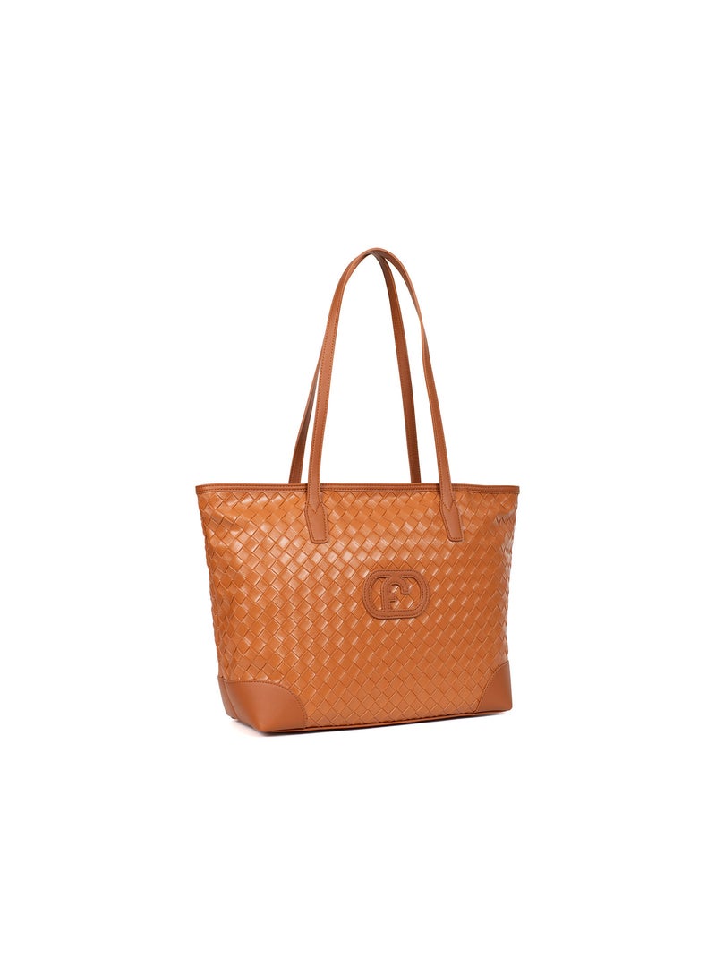 Sac cabas daphné | fagola Marron caramel - Kiabi