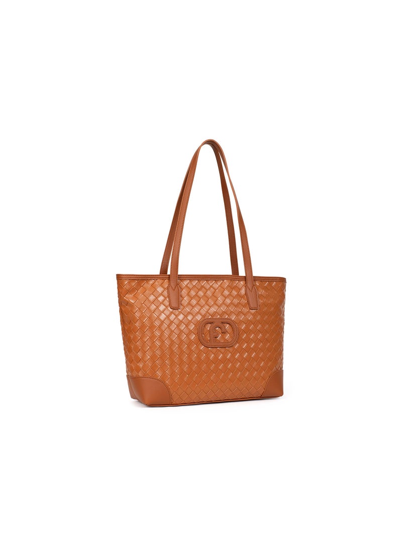 Sac cabas daphné | fagola Marron caramel - Kiabi