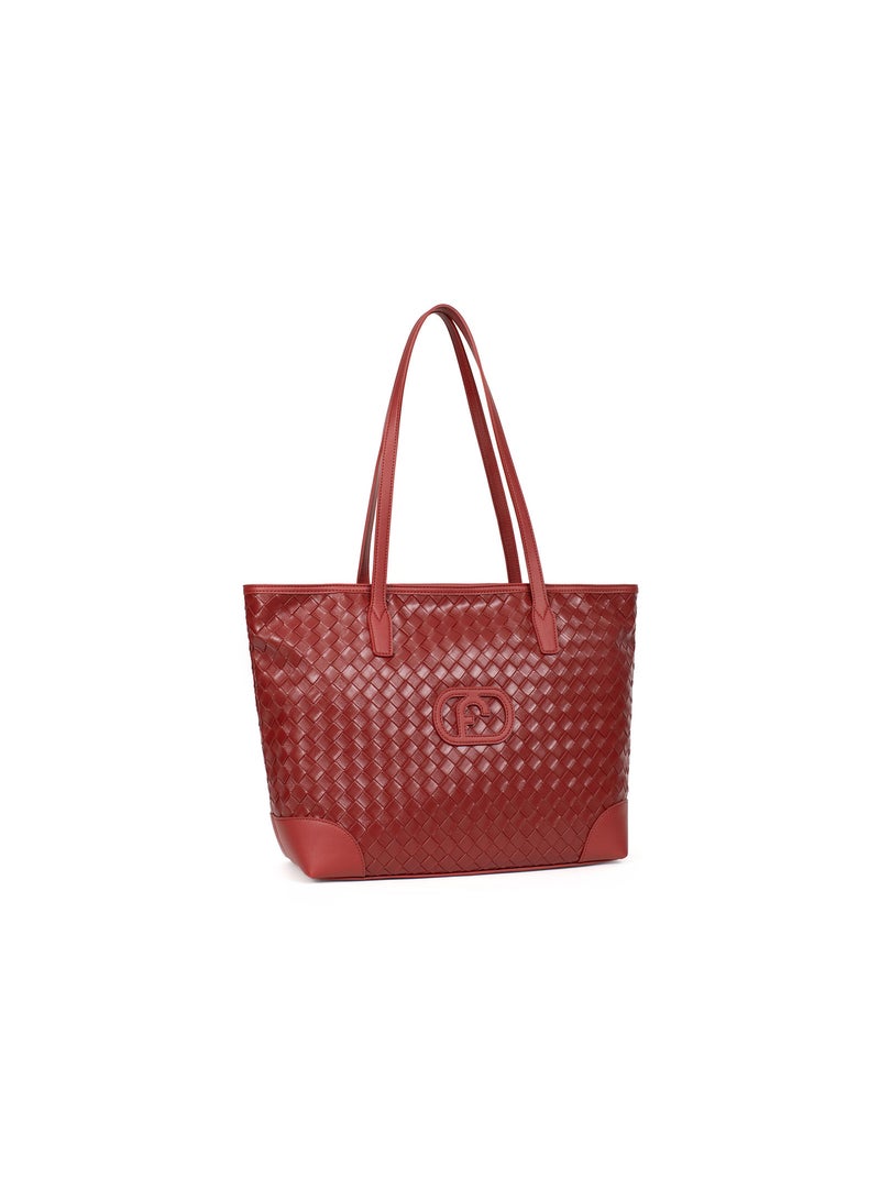 Sac cabas daphné | fagola Noir Bordeaux - Kiabi