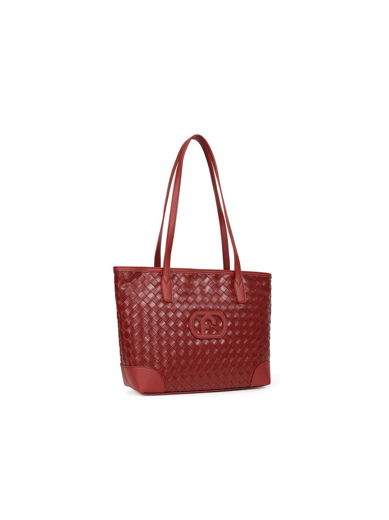Sac cabas daphné | fagola Noir Bordeaux - Kiabi