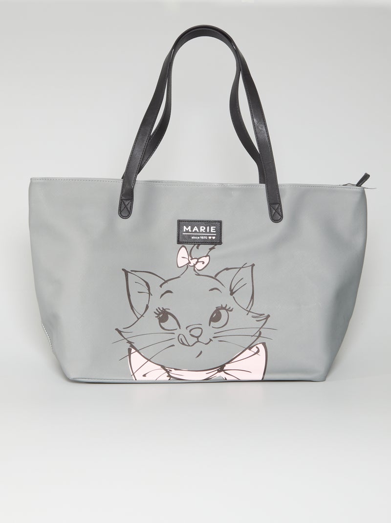 Sac cabas 'Disney' 'Marie' GRIS - Kiabi