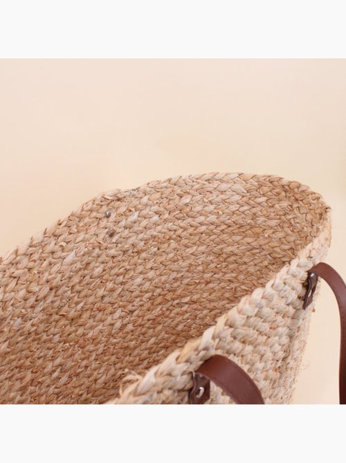 Sac cabas en fibres naturelles 63x30cm - Kiabi