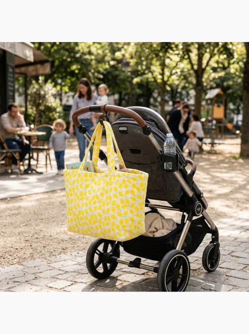 Sac cabas en gaze de coton matelassé imprimé - SAUTHON - Kiabi