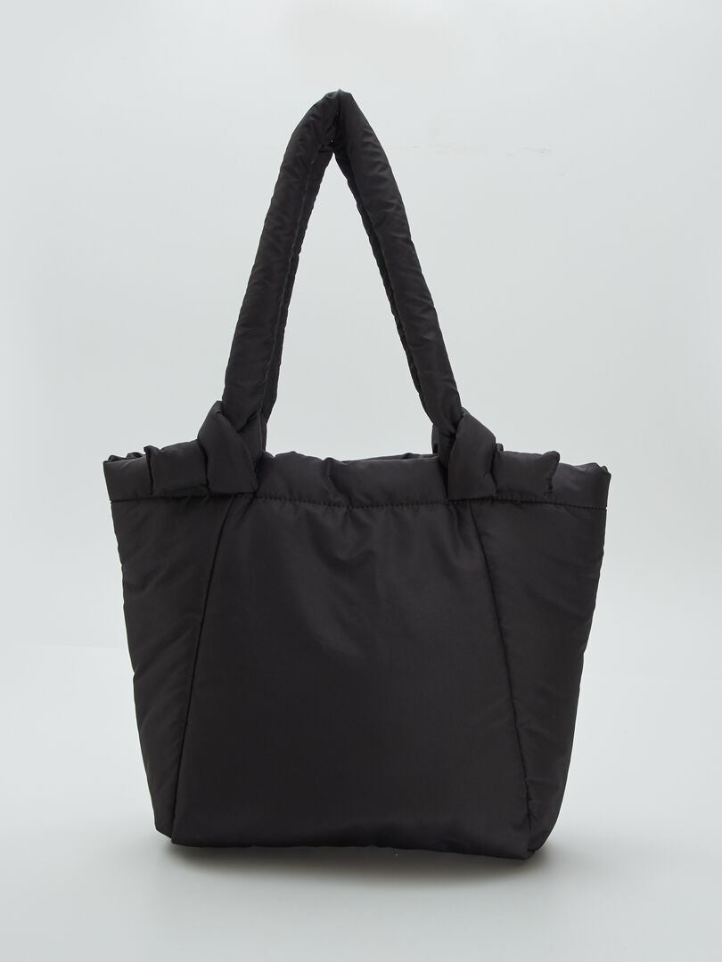 Sac cabas en nylon Noir - Kiabi