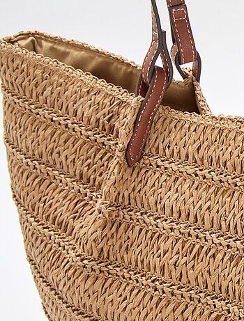Sac cabas en paille