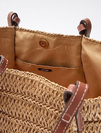 Sac cabas en paille