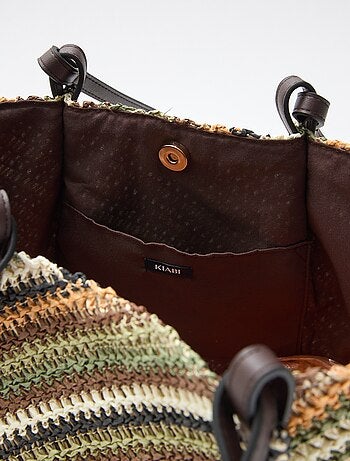 Sac cabas en paille